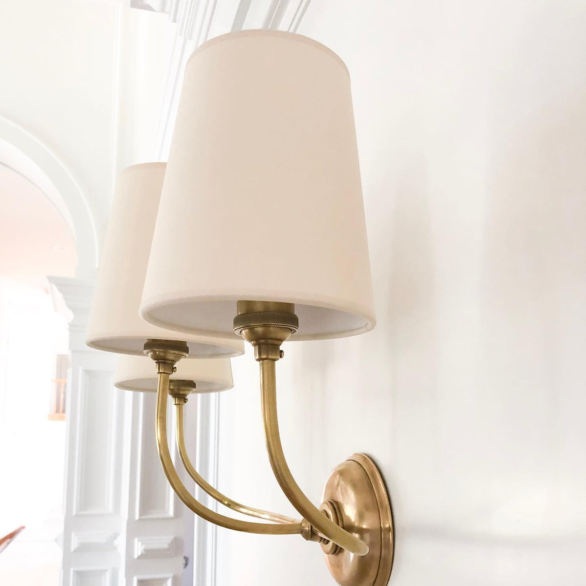 Auberlynne Fabric Wall Light-Moonnatur