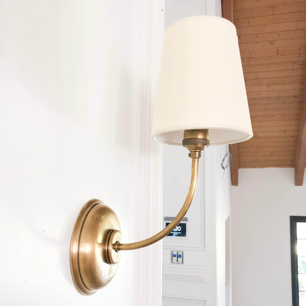 Auberlynne Fabric Wall Light-Moonnatur