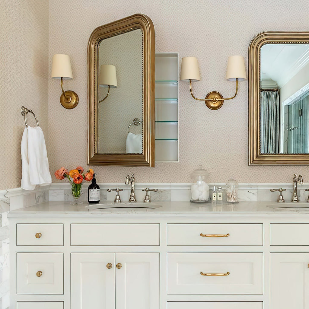 Auberlynne Fabric Wall Light-Moonnatur