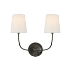 Auberlynne Fabric Wall Light-Moonnatur