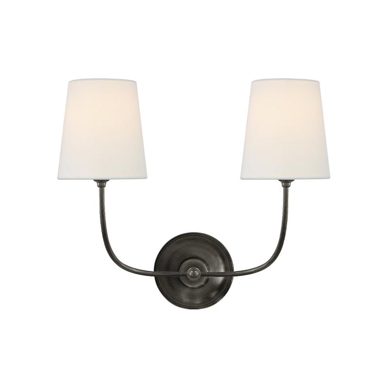 Auberlynne Fabric Wall Light-Moonnatur