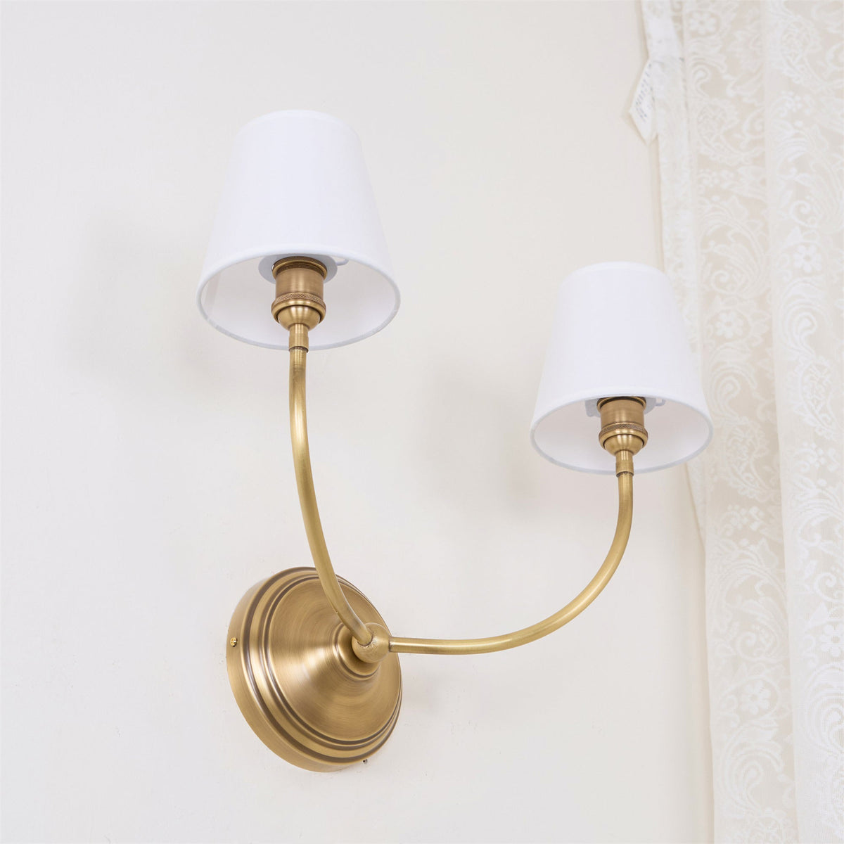 Auberlynne Fabric Wall Light-Moonnatur