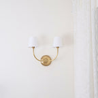 Auberlynne Fabric Wall Light-Moonnatur