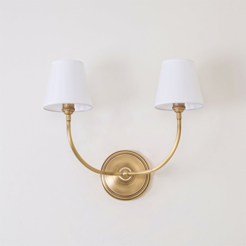Auberlynne Fabric Wall Light-Moonnatur
