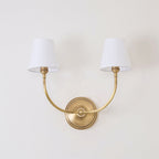Auberlynne Fabric Wall Light-Moonnatur