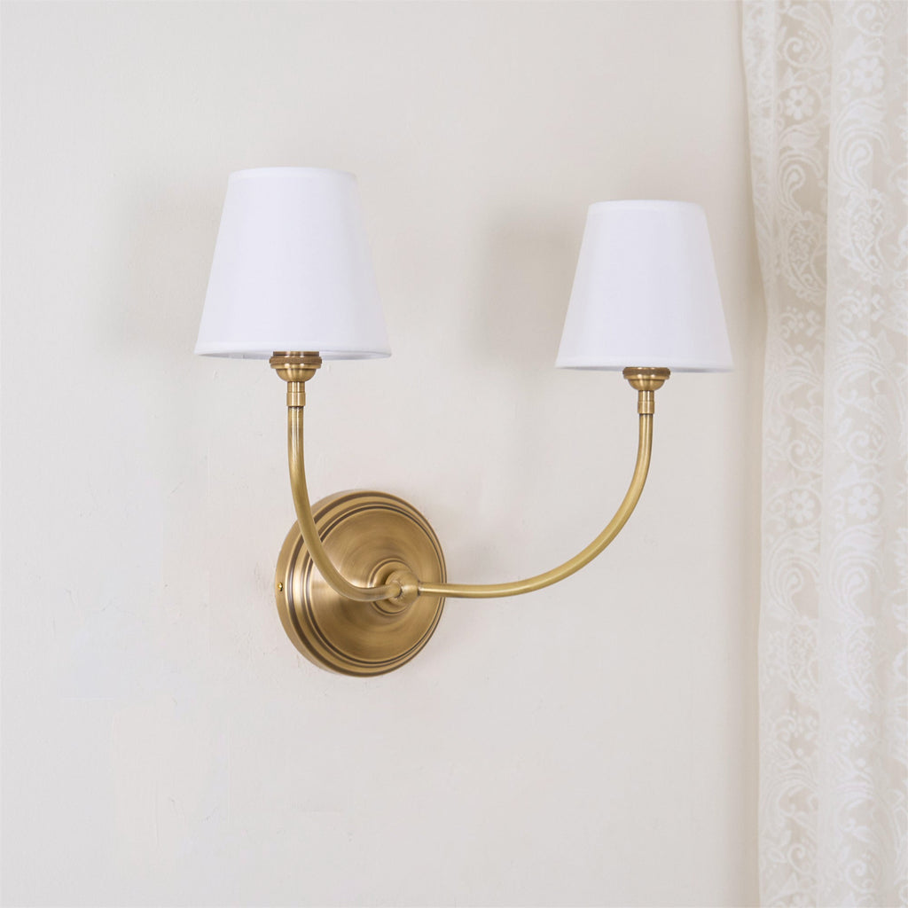 Auberlynne Fabric Wall Light-Moonnatur