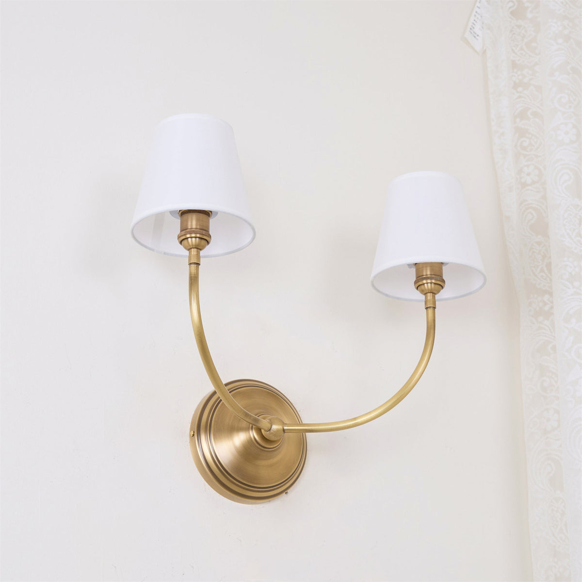 Auberlynne Fabric Wall Light-Moonnatur