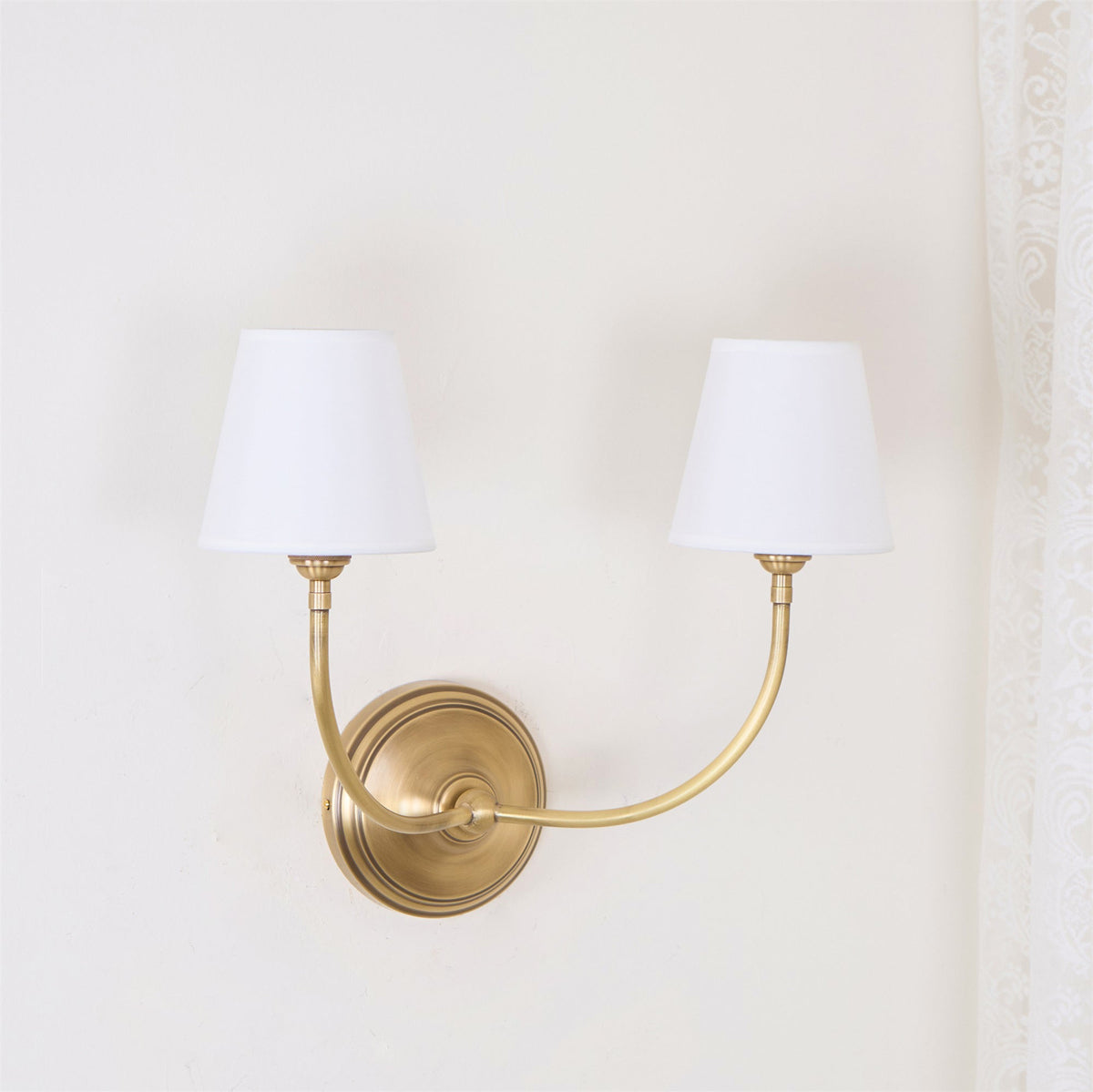 Auberlynne Fabric Wall Light-Moonnatur