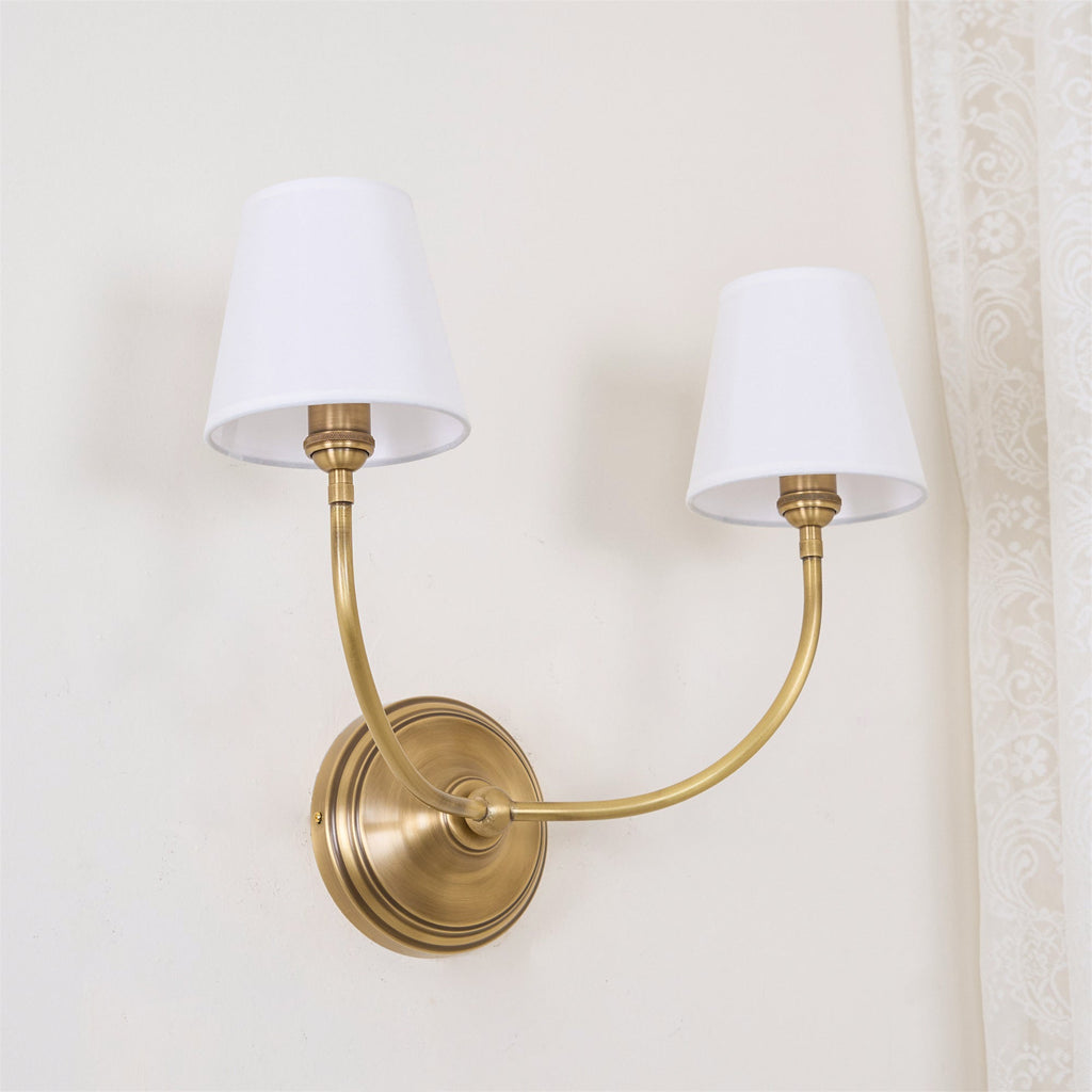 Auberlynne Fabric Wall Light-Moonnatur
