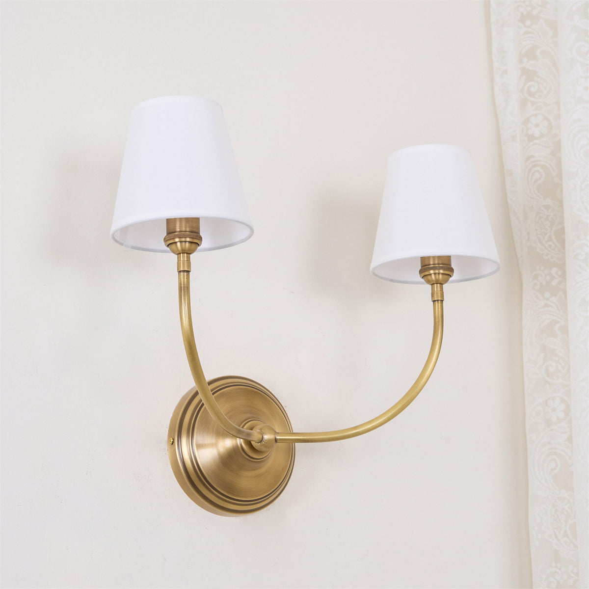 Auberlynne Fabric Wall Light-Moonnatur
