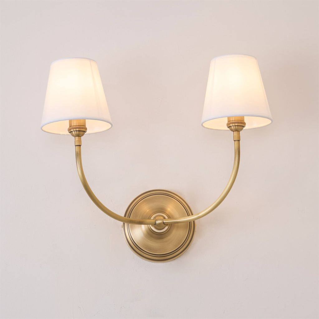 Auberlynne Fabric Wall Light-Moonnatur