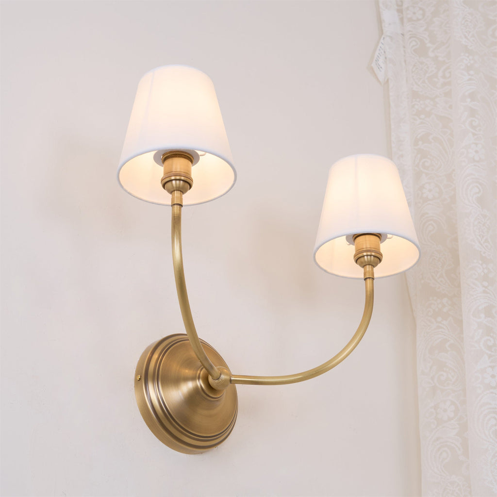 Auberlynne Fabric Wall Light-Moonnatur