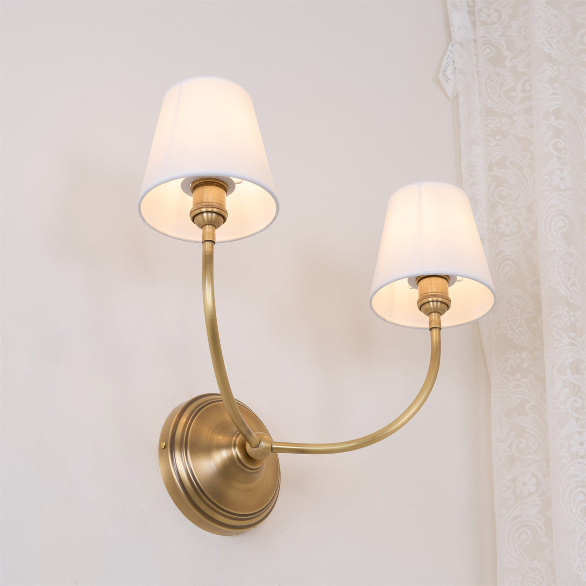 Auberlynne Fabric Wall Light-Moonnatur