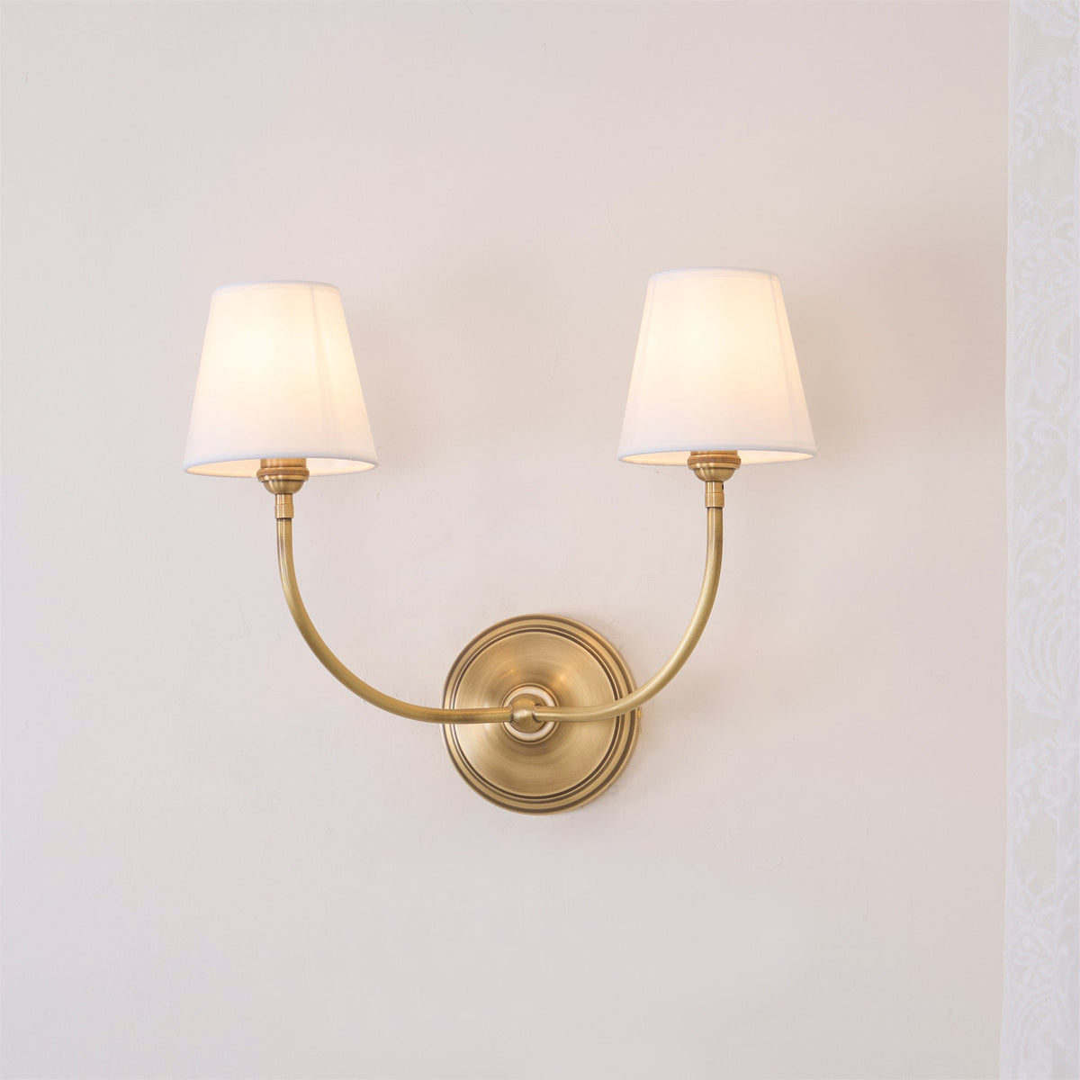Auberlynne Fabric Wall Light-Moonnatur
