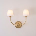 Auberlynne Fabric Wall Light-Moonnatur