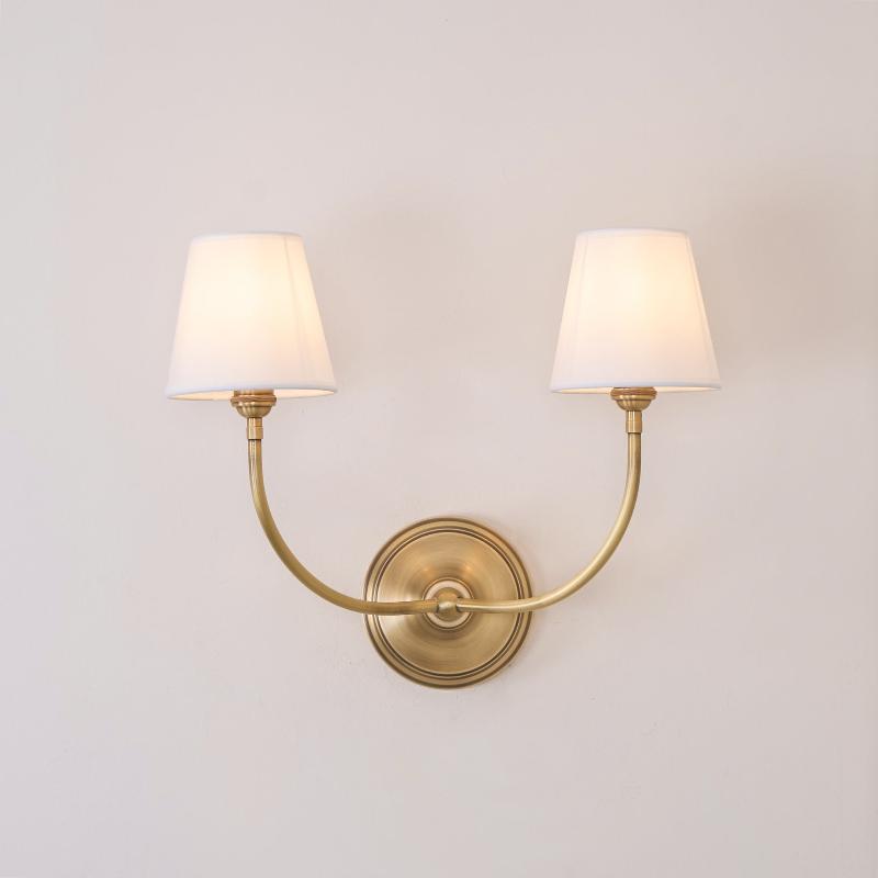 Auberlynne Fabric Wall Light-Moonnatur