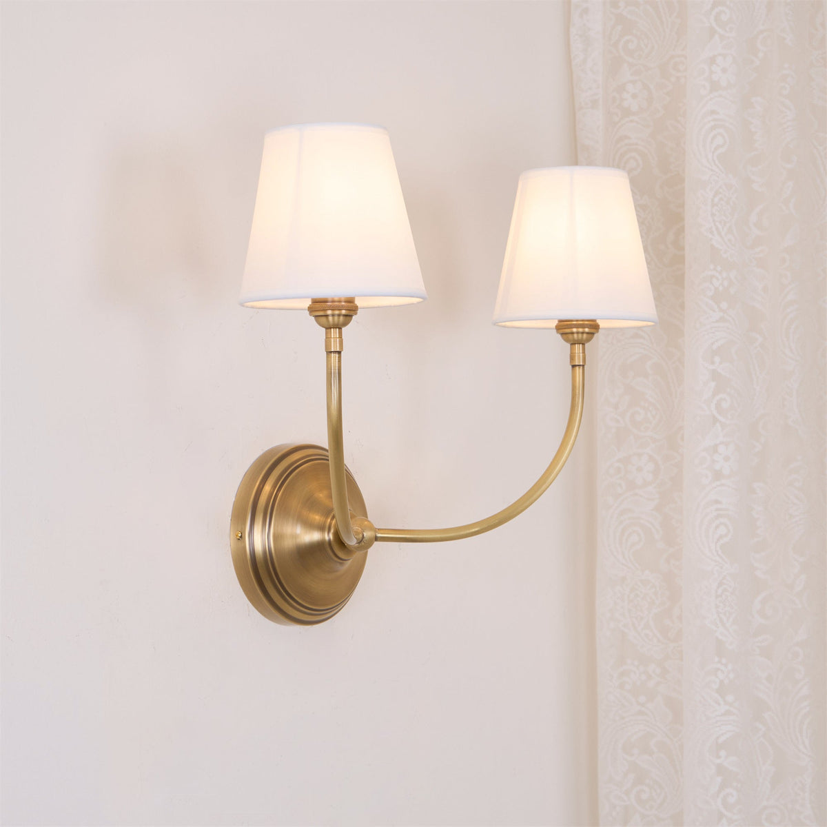Auberlynne Fabric Wall Light-Moonnatur