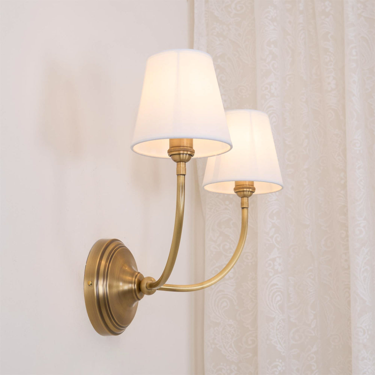 Auberlynne Fabric Wall Light-Moonnatur