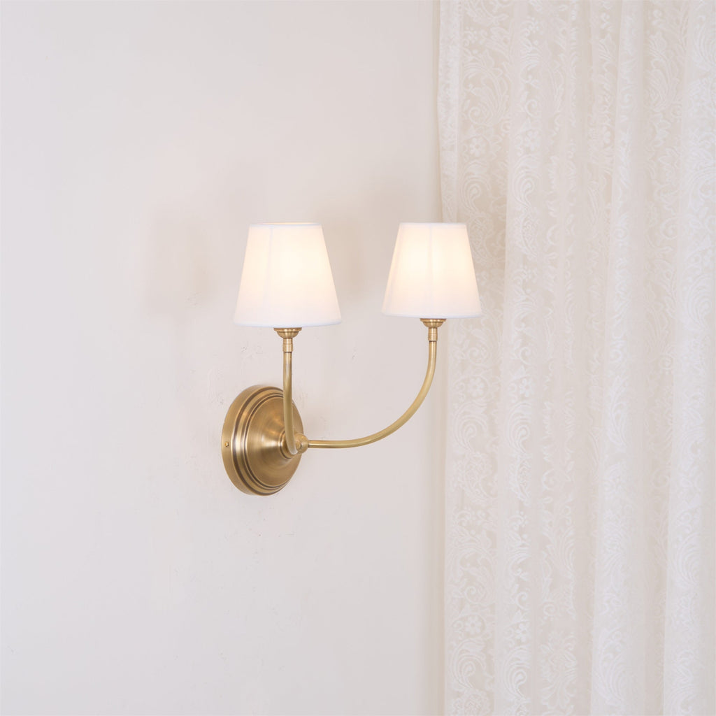 Auberlynne Fabric Wall Light-Moonnatur