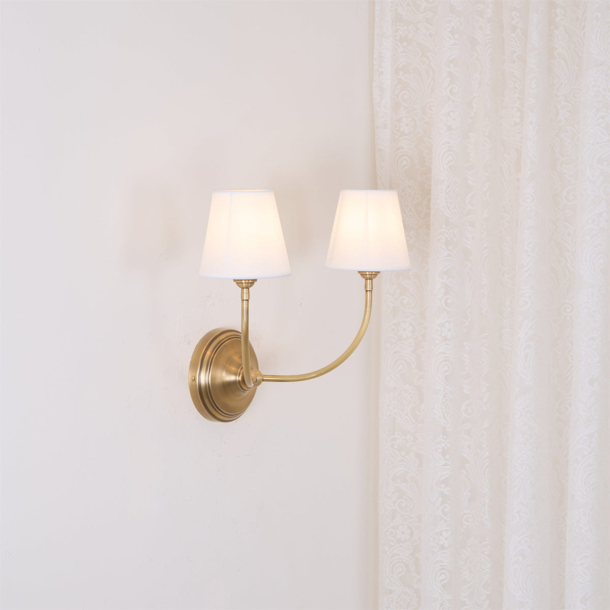 Auberlynne Fabric Wall Light-Moonnatur