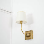 Auberlynne Fabric Wall Light-Moonnatur