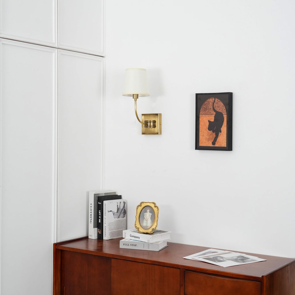 Auberlynne Fabric Wall Light-Moonnatur