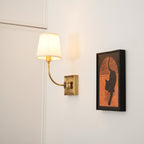 Auberlynne Fabric Wall Light-Moonnatur