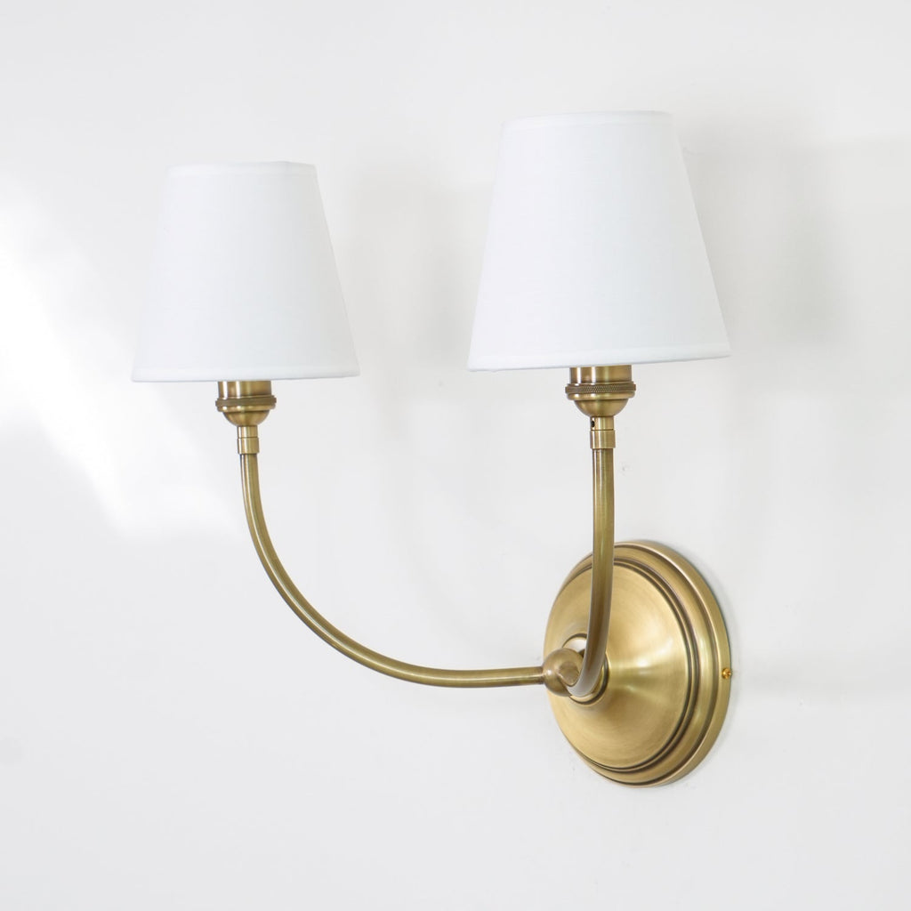 Auberlynne Fabric Wall Light-Moonnatur