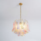 Ordelwynne Glass Chandelier-Moonnatur