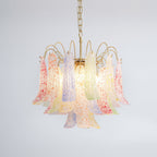 Ordelwynne Glass Chandelier-Moonnatur