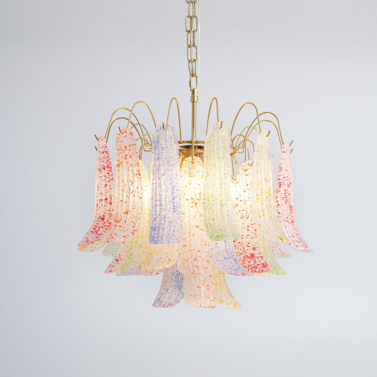 Ordelwynne Glass Chandelier-Moonnatur