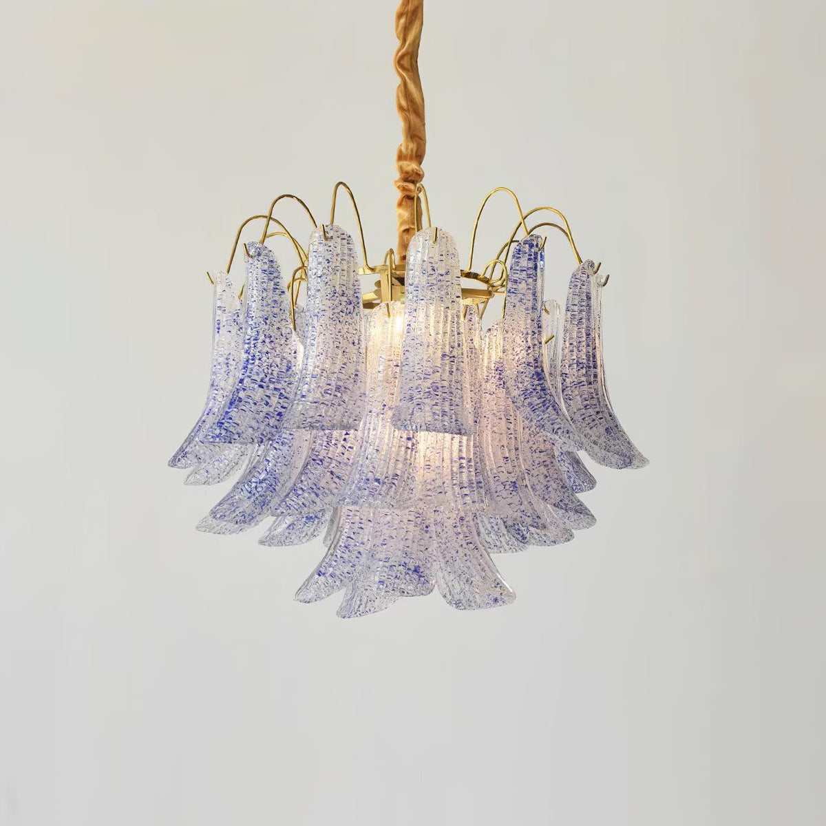 Ordelwynne Glass Chandelier-Moonnatur