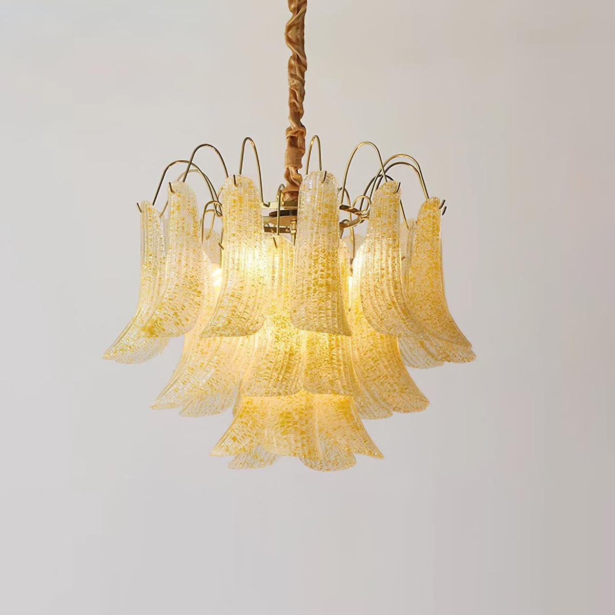 Ordelwynne Glass Chandelier-Moonnatur