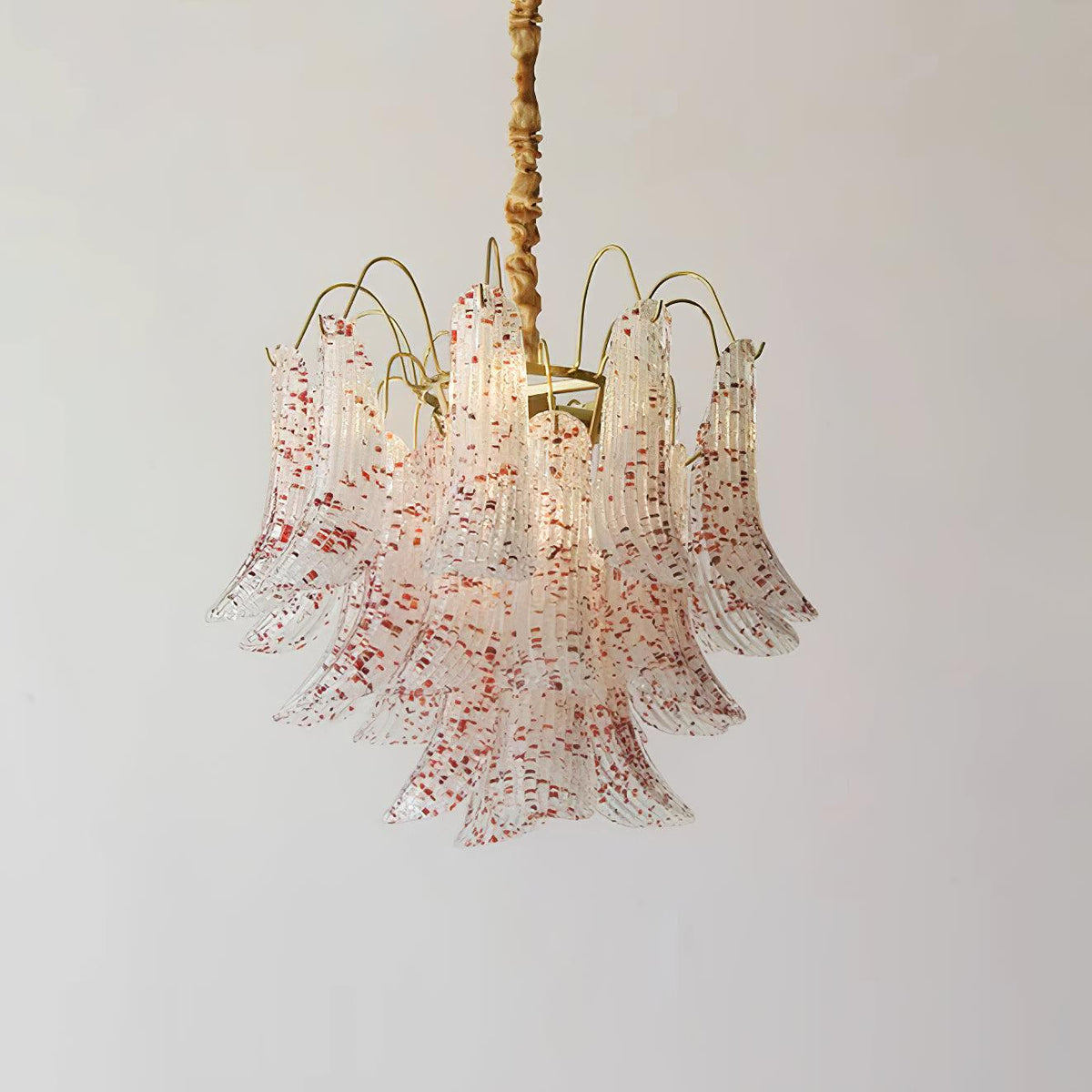 Ordelwynne Glass Chandelier-Moonnatur