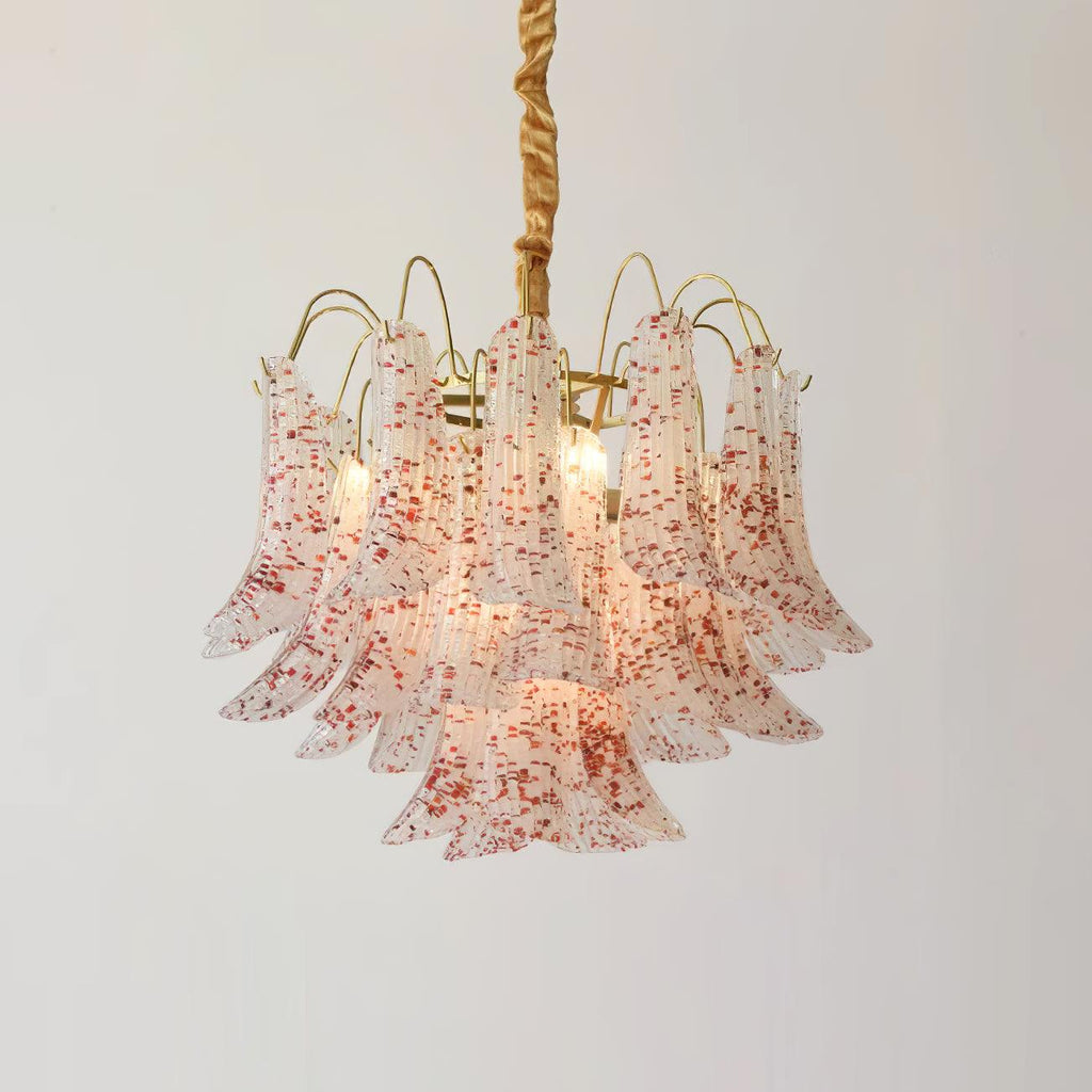 Ordelwynne Glass Chandelier-Moonnatur