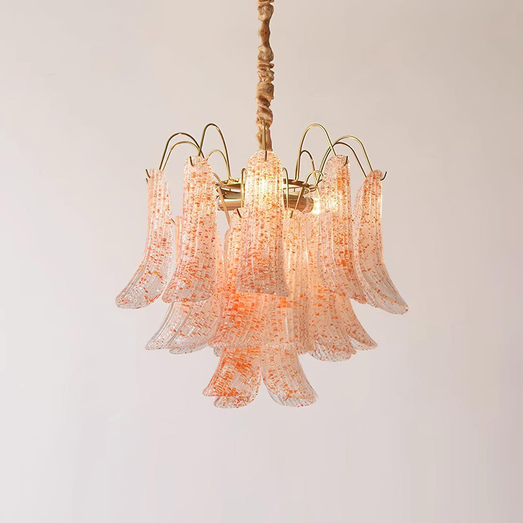 Ordelwynne Glass Chandelier-Moonnatur