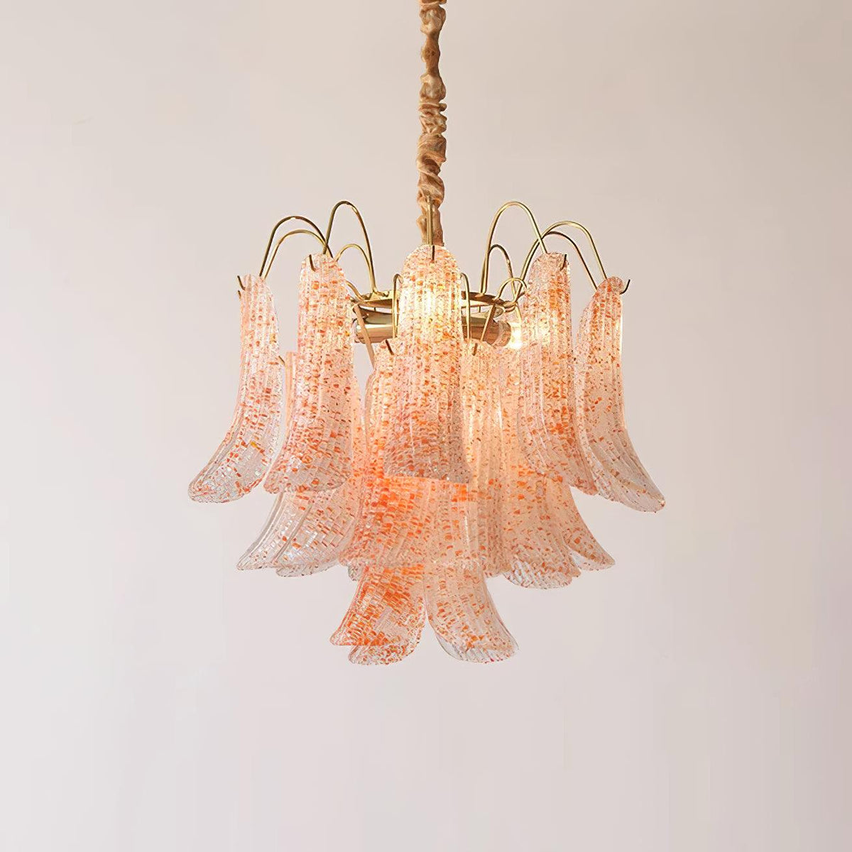 Ordelwynne Glass Chandelier-Moonnatur