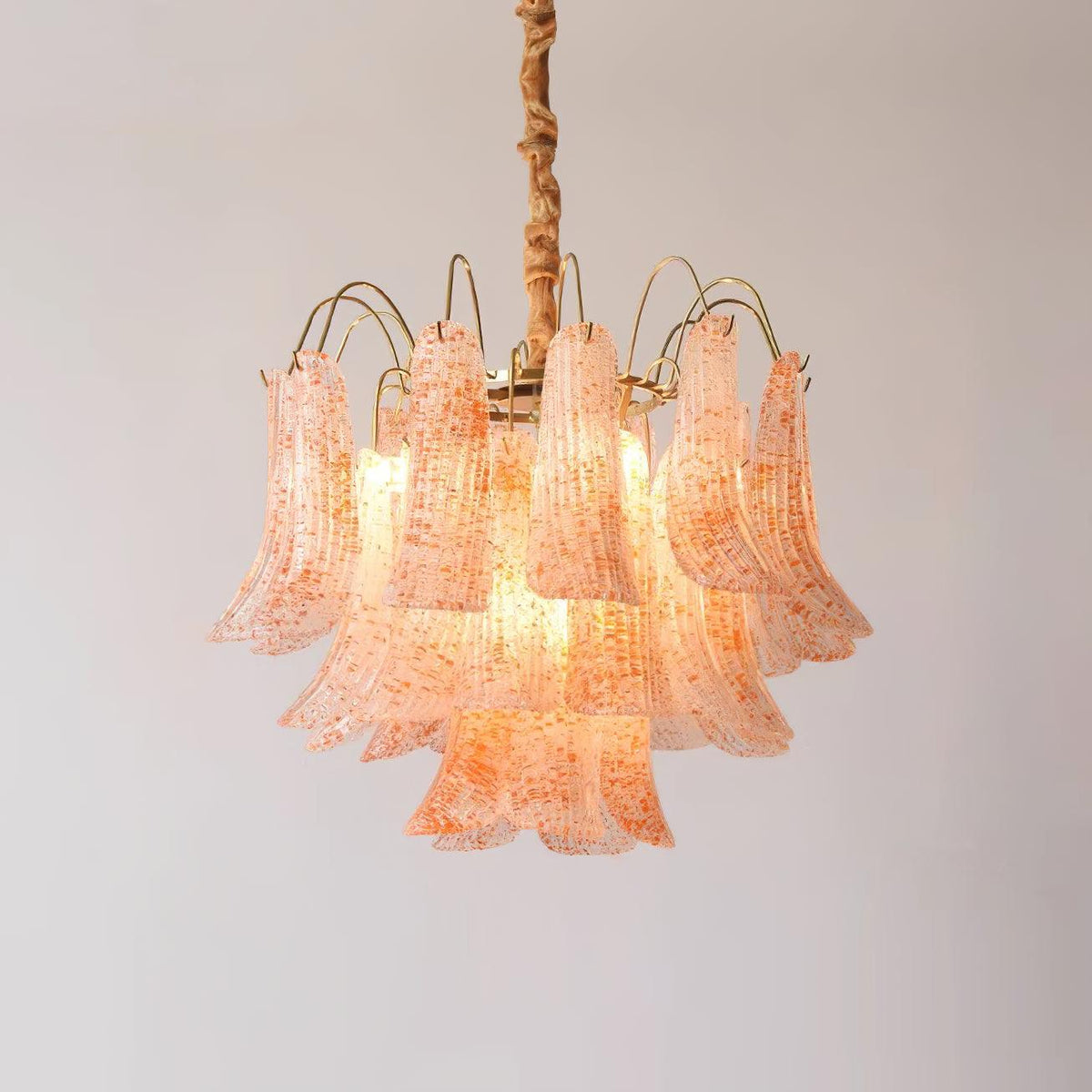 Ordelwynne Glass Chandelier-Moonnatur