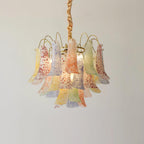 Ordelwynne Glass Chandelier-Moonnatur
