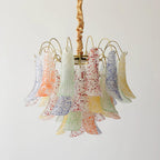 Ordelwynne Glass Chandelier-Moonnatur