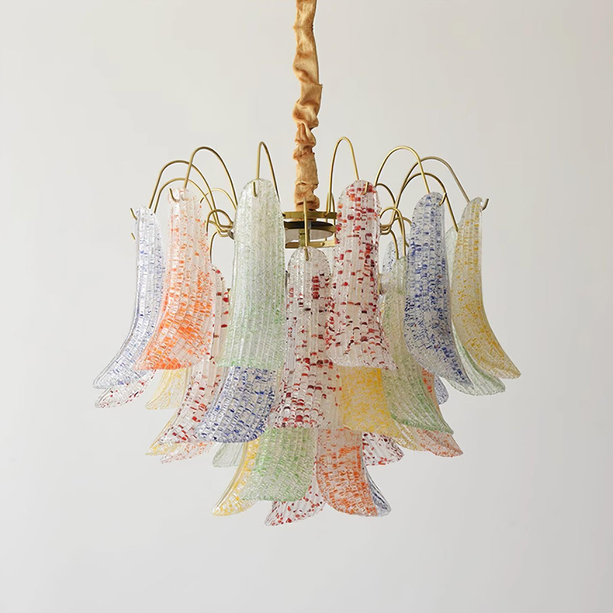 Ordelwynne Glass Chandelier-Moonnatur