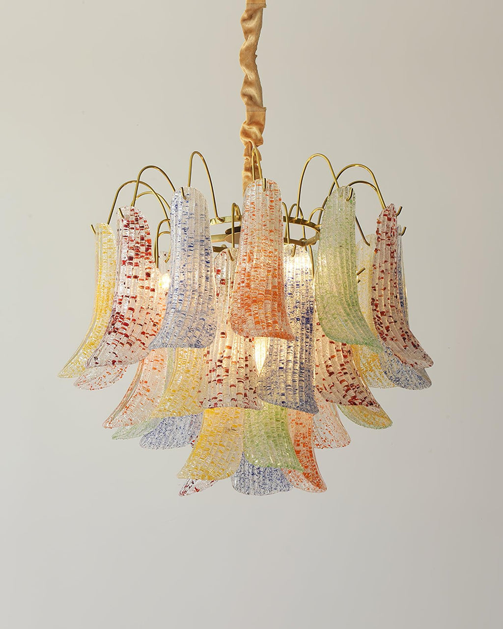 Ordelwynne Glass Chandelier-Moonnatur