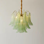 Ordelwynne Glass Chandelier-Moonnatur
