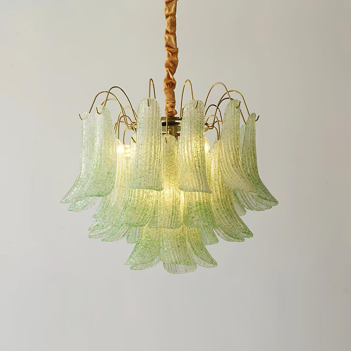Ordelwynne Glass Chandelier-Moonnatur