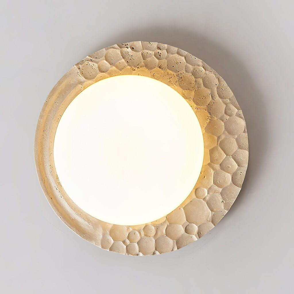 Verrenmere Travertine Ceiling Light-Moonnatur