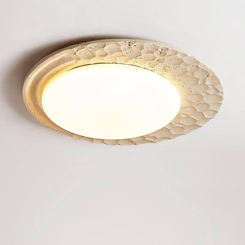 Verrenmere Travertine Ceiling Light-Moonnatur