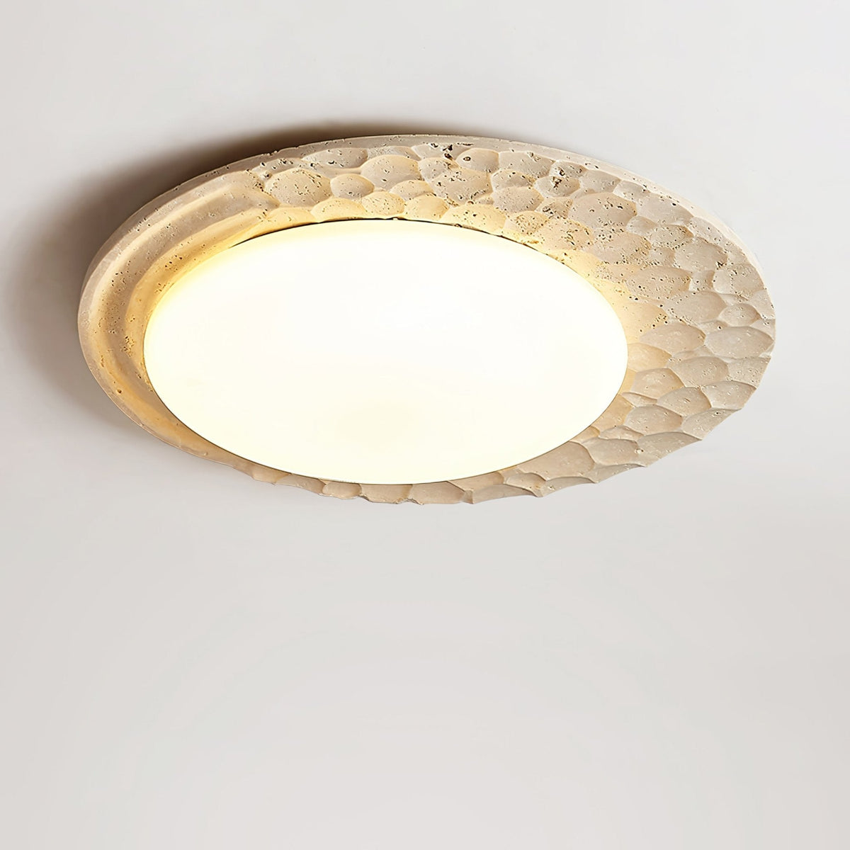 Verrenmere Travertine Ceiling Light-Moonnatur