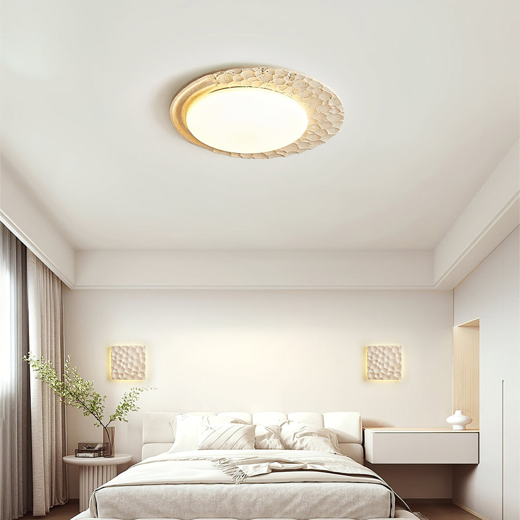 Verrenmere Travertine Ceiling Light-Moonnatur