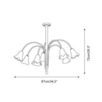 Cambereth Glass Chandelier-Moonnatur
