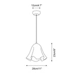 Corenoria Glass Pendant Light-Moonnatur